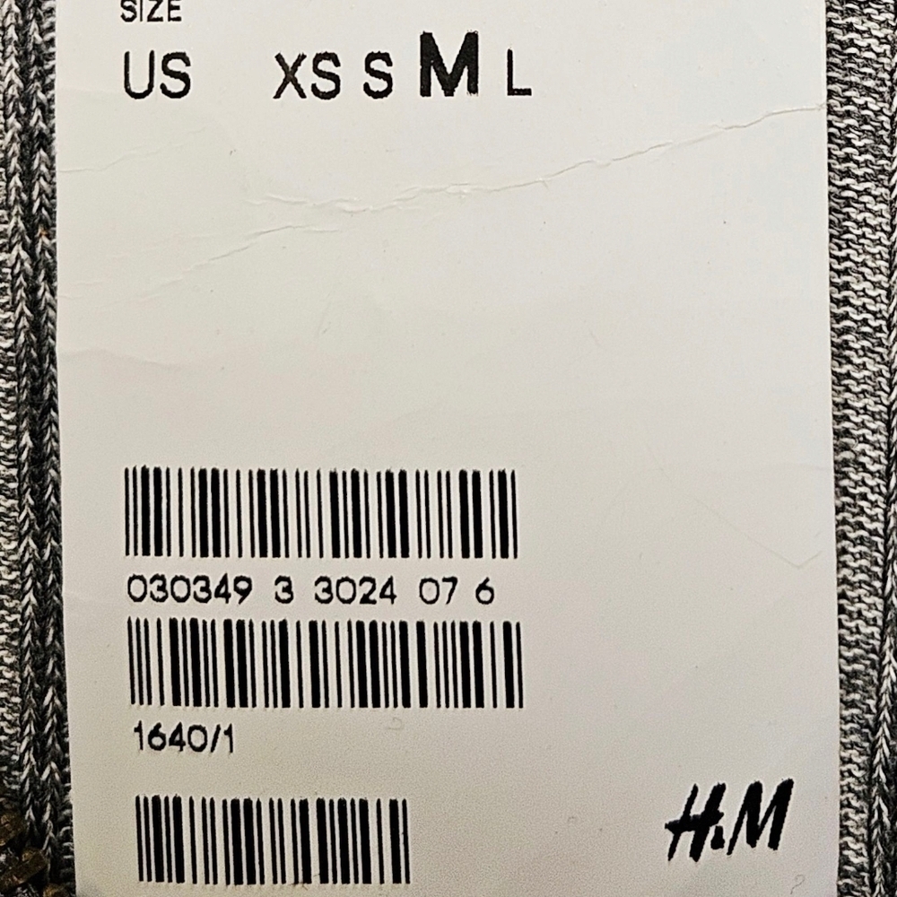 H&M Gray Ribbed Crop Top - Picture 10 of 12